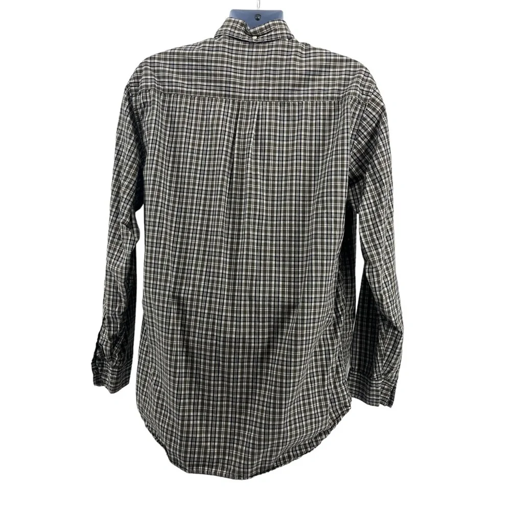 Levi’s Red Tab Mens Flannel Button Down Shirt Plaid size L 10384